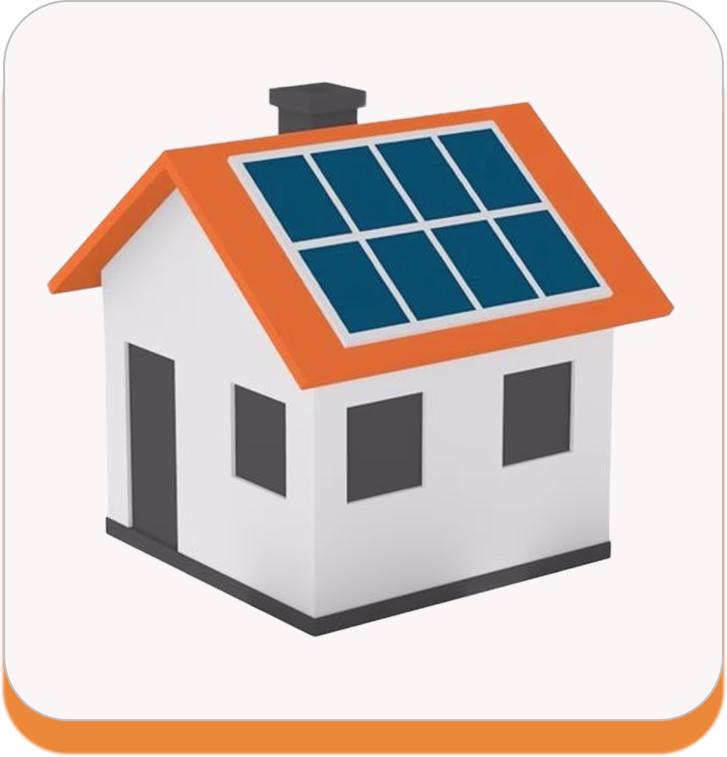 Home rooftop solar installation