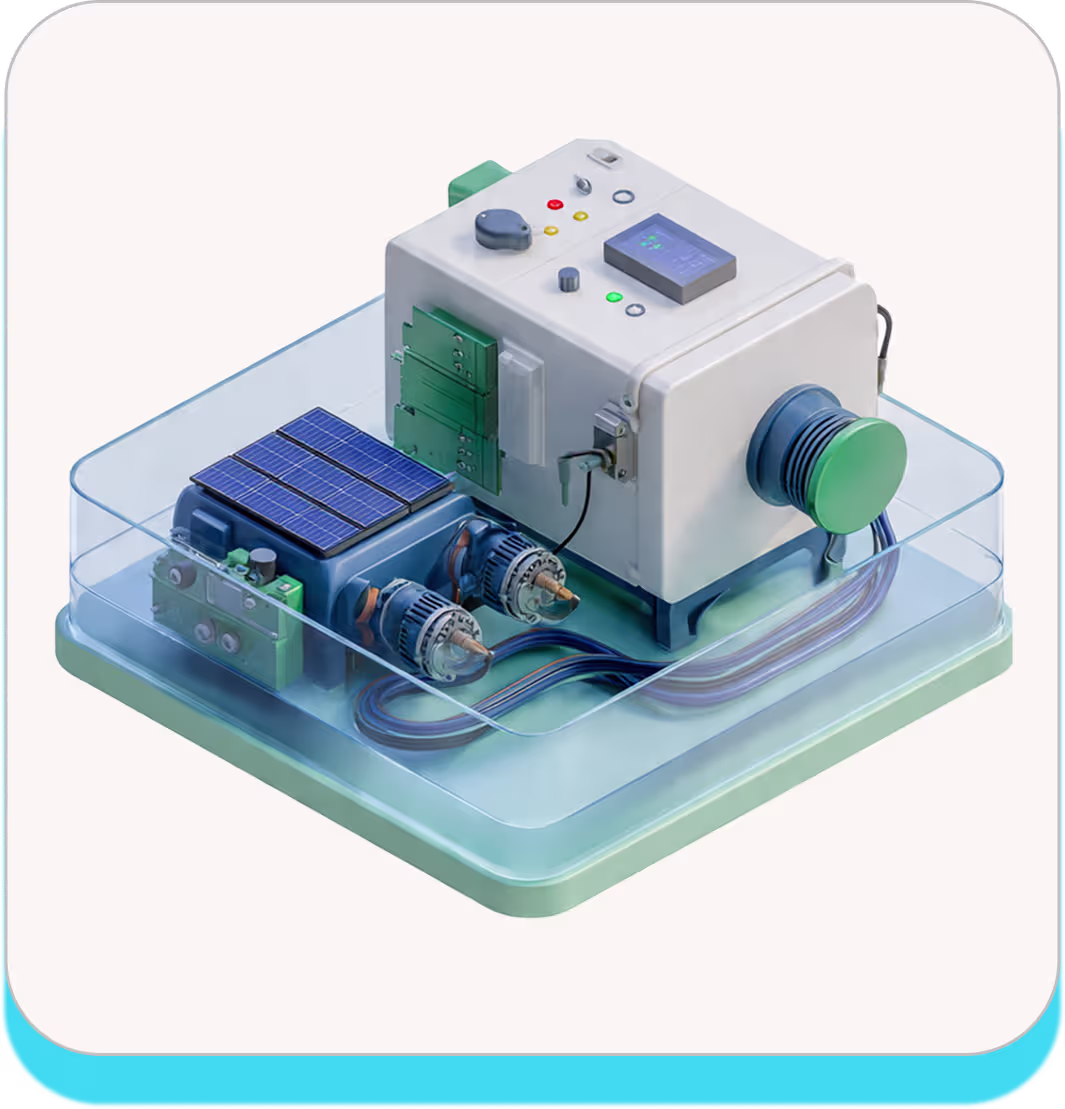 DC powered solar water pumping system
