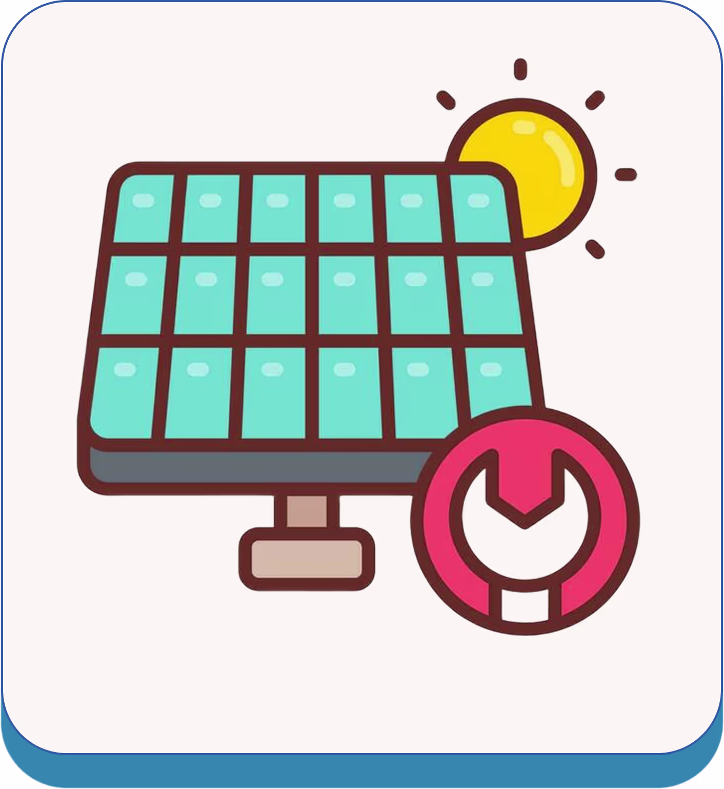Solar plant maintenance support