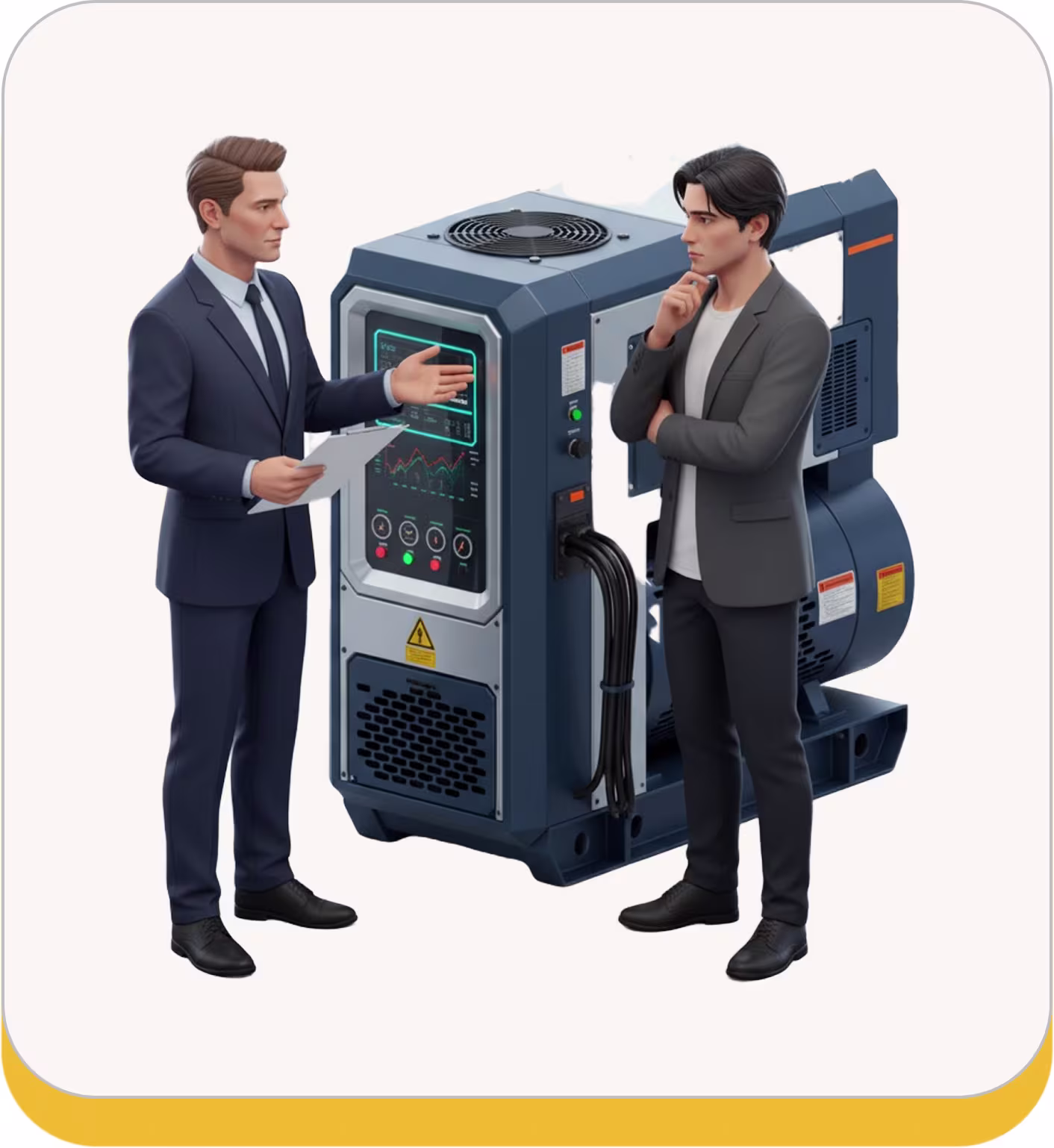 Diesel generator installation