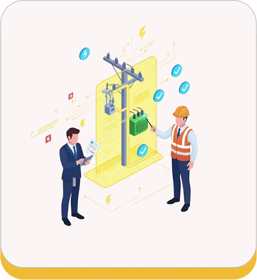 High voltage electrical connection
